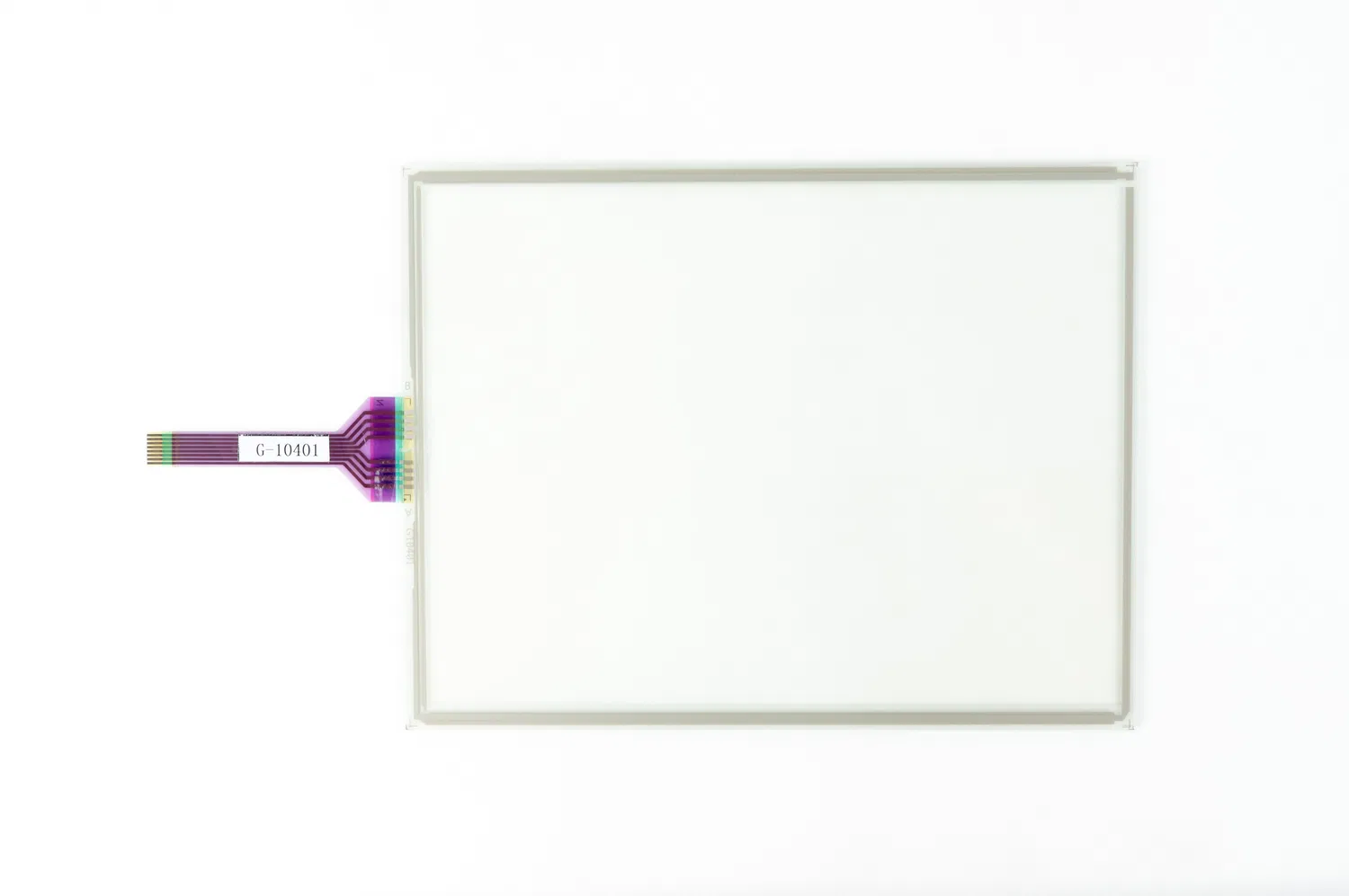 Verre capacitif de contact de panneau résistif d'écran tactile de 10,4 fils de pouce 5 adapté aux besoins du client